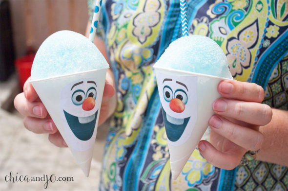 Frozen Olaf treat bag party favor