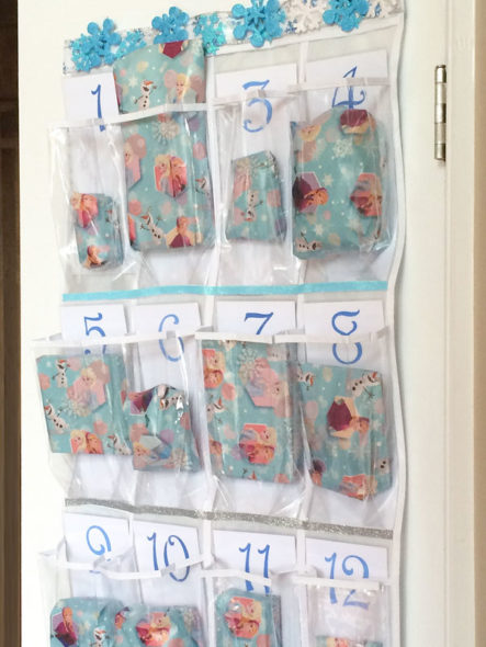 Disney Frozen Advent calendar printables