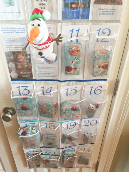 Disney Frozen Advent calendar printables