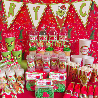 Grinch Christmas Party Ideas and Printables