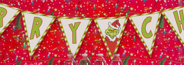 grinch party printables