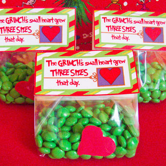 Grinch Treat Bag Tags