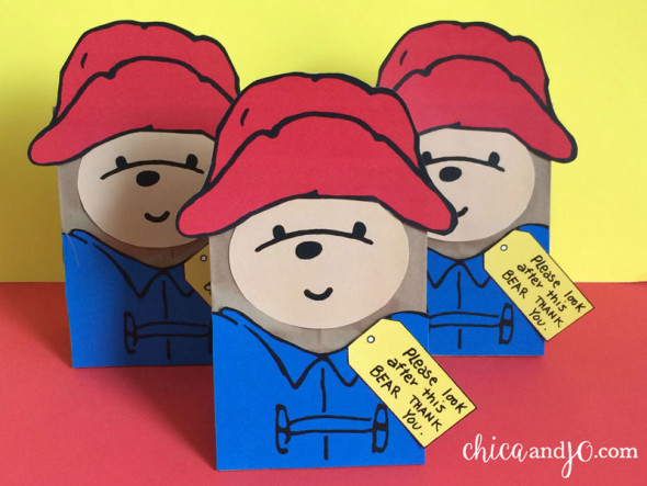 Paddington Bear party favor bags