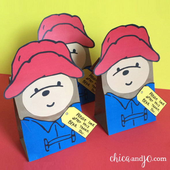 Paddington Bear party favor bags