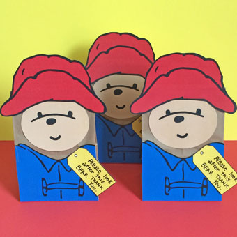 Paddington Bear Party Favor Bags