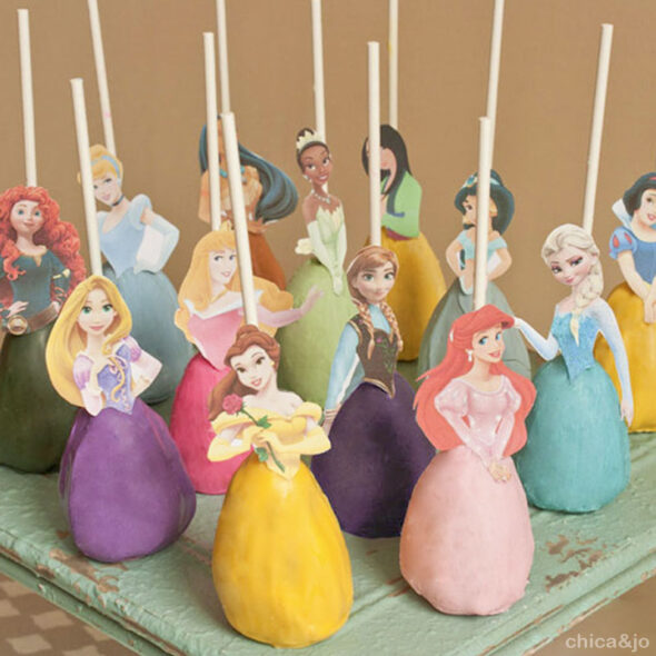 Disney Princess Cake Pop Toppers