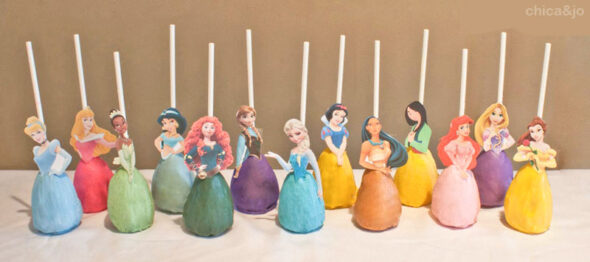 printable disney princess cake pop toppers