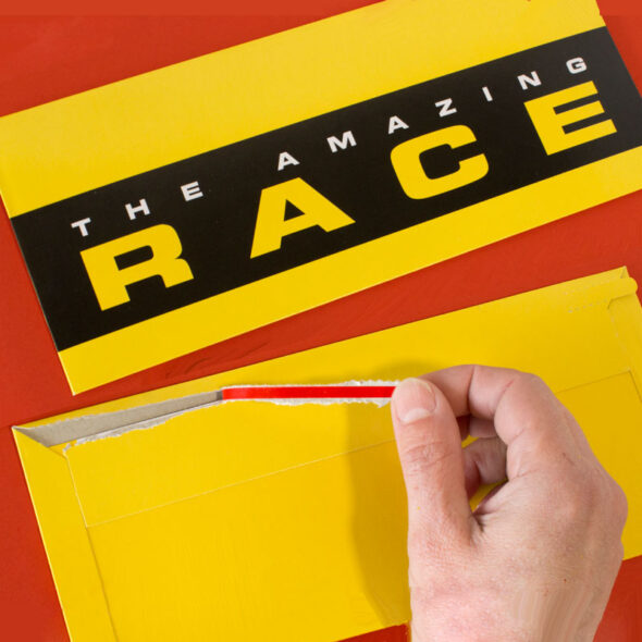 Amazing Race Tear-Strip Envelopes