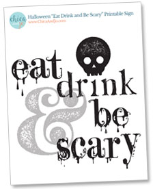 Eat Drink and Be Merry Word Art free printable