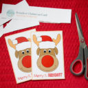 EOS Christmas Cards with Rudolph the Reindeer | Chica and Jo