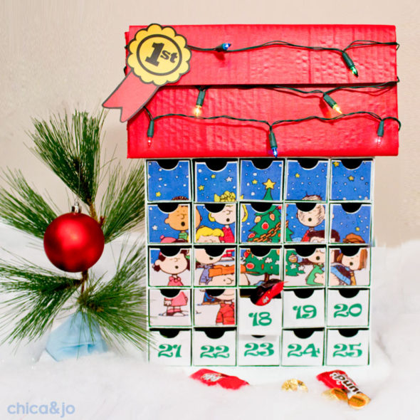 Charlie Brown Christmas Advent calendar | Chica and Jo