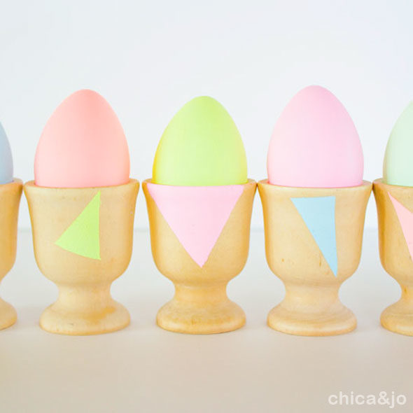 Neon Pastel Easter Egg Cups