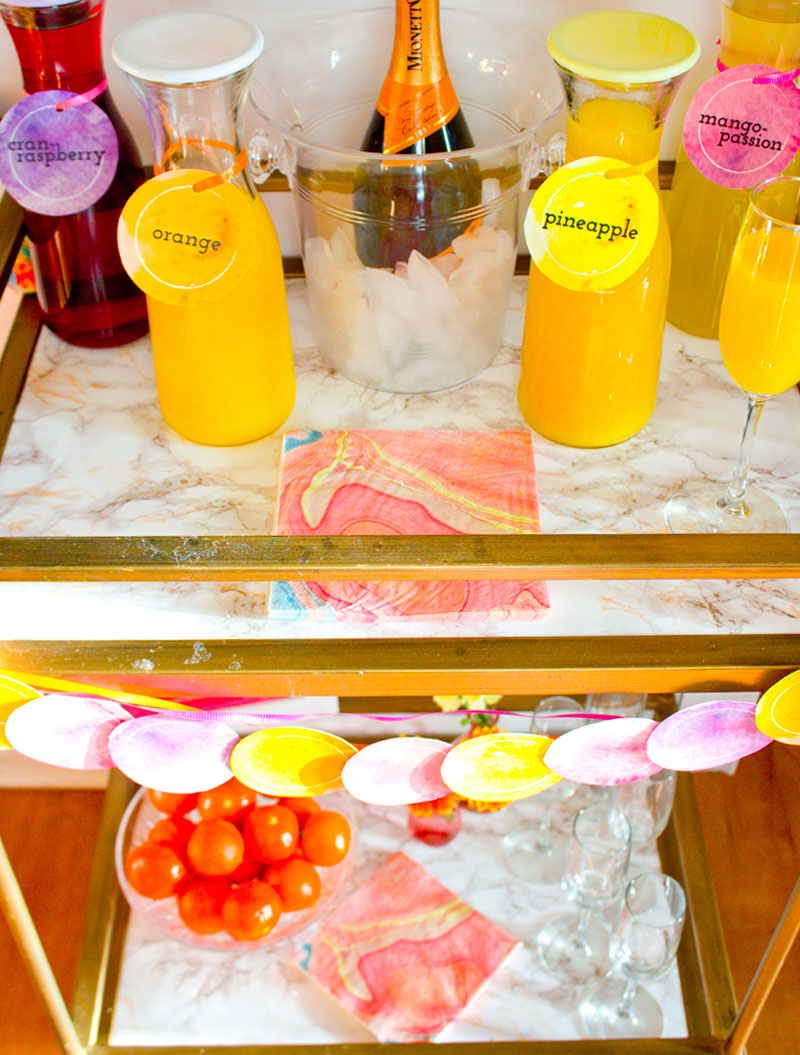 How to Set Up a Mimosa Bar at Your Party