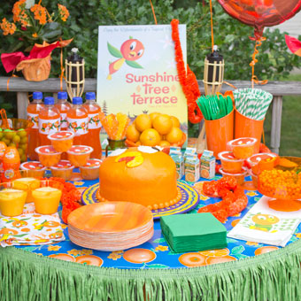 Disney's Orange Bird Themed Birthday Party