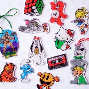 How to Make Shrinky Dink Christmas Ornaments