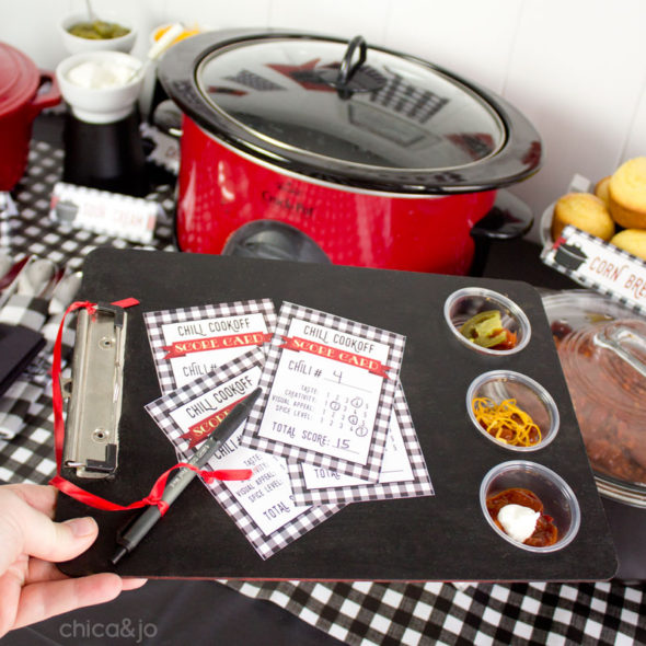 Chili Cook-off Sample Tasting Trays