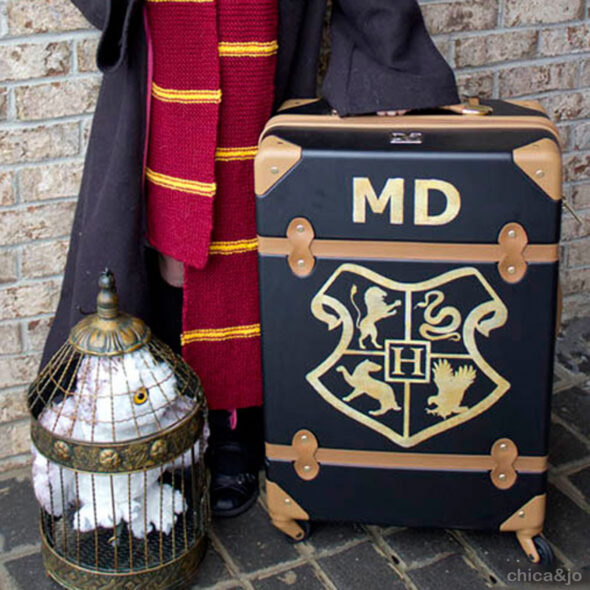 DIY Harry Potter School Trunk Suitcase