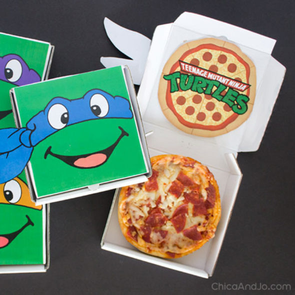 Teenage Mutant Ninja Turtles party favors and invitations