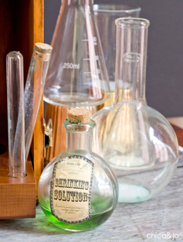 DIY Harry Potter potion making kit for wizards and magic spells