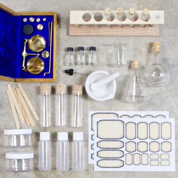 DIY Harry Potter potion making kit for wizards and magic spells