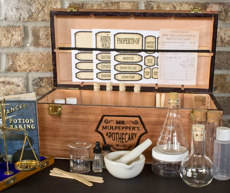 Diy harry potter potion making kit chica and jo