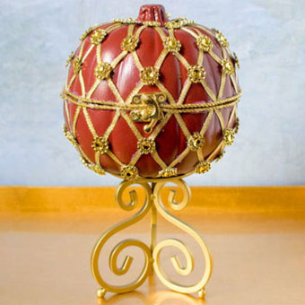 Faberge Inspired Pumpkin Treat Box