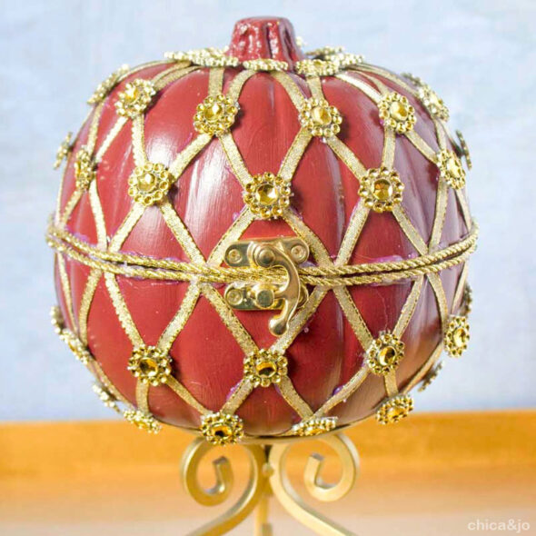 Faberge Inspired Pumpkin Treat Box