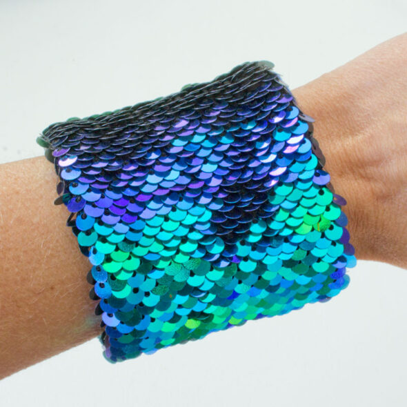 DIY Mermaid Sequin Sensory Bracelet