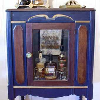 Flea Market Rescue Bar Cabinet