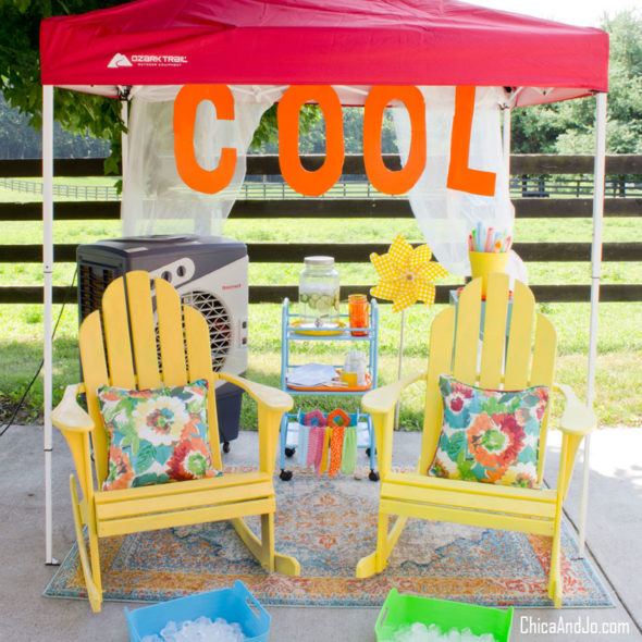 Having an outdoor party and need to keep stuff cold? Use those under the  bed storage thingys to ho…