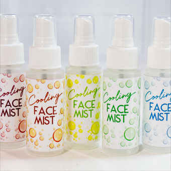 DIY Cooling Face Mist Spray Bottles with Printable Labels