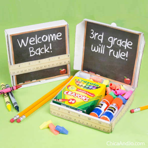 Back to School and Teacher Appreciation Favor Box Printables