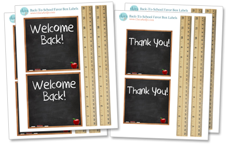 back to school and teacher appreciation favor box free printables