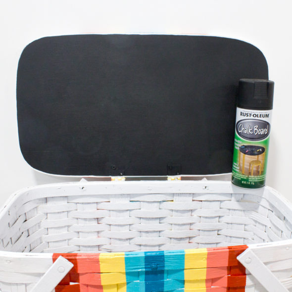 upcycled entryway organization center with basket