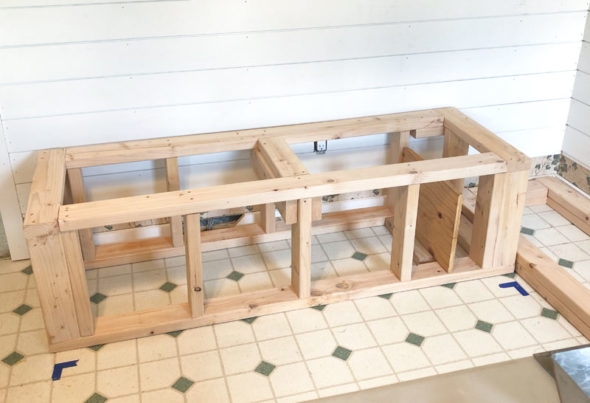 Building a custom kitchen banquette and table