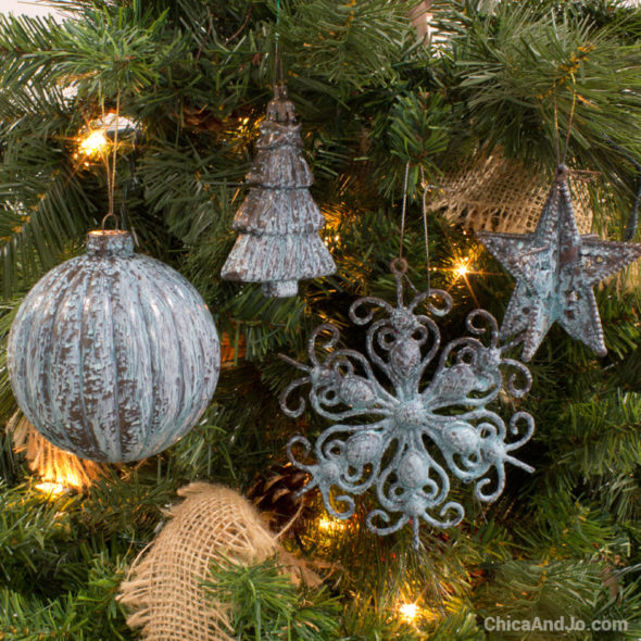 Redo Dollar Store Christmas Ornaments