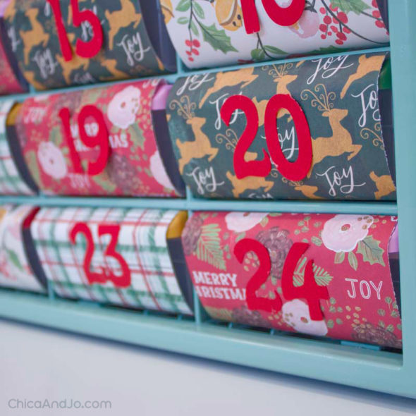 Christmas Advent calendar for a crafter or DIYer