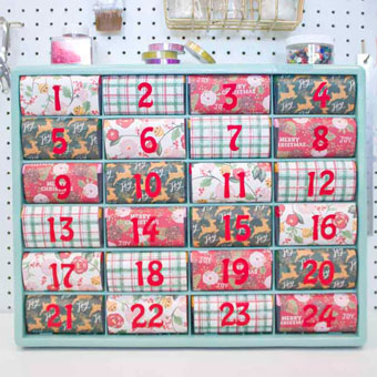 Christmas Advent Calendar for a Crafter or DIYer