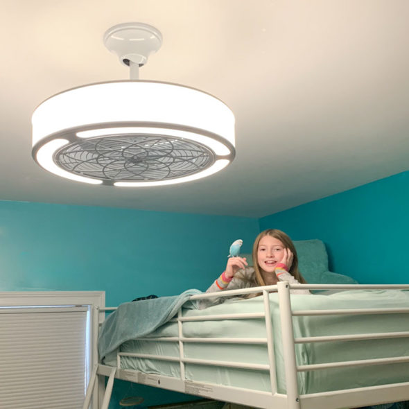 Ceiling Fan for Above Bunk Beds