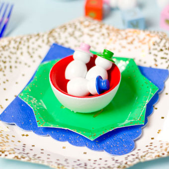 Christmas Snowman Game for the Kids' Table