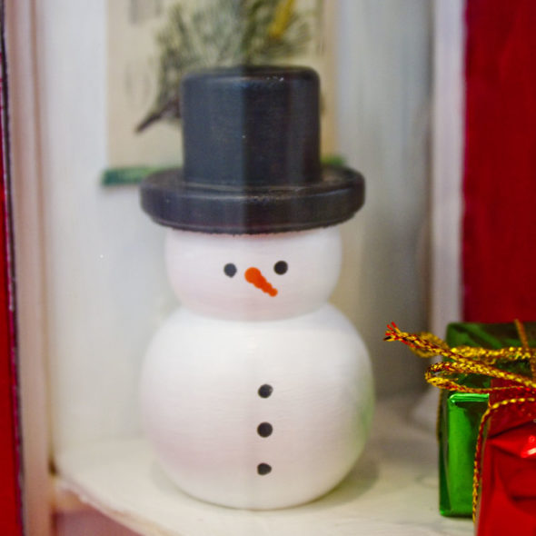 Christmas curiosities cabinet