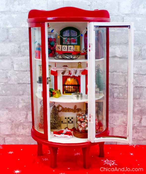 Christmas curiosities cabinet