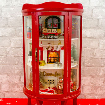 Christmas Curiosities Cabinet