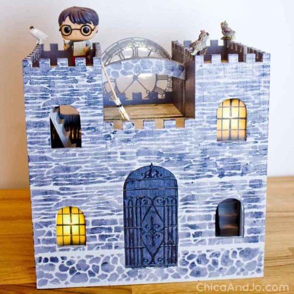 Harry Potter Funk Pop Hogwarts castle display