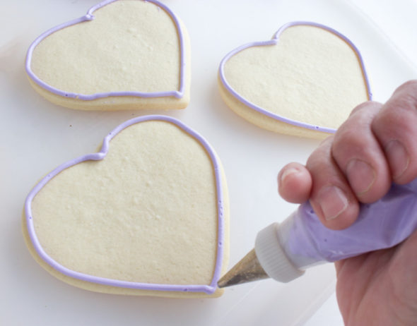 Anti-Valentine conversation heart cookies