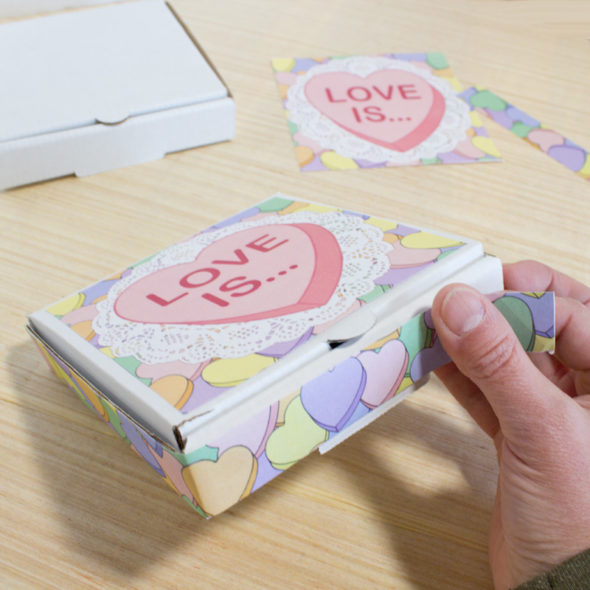 Anti-Valentine conversation heart cookies