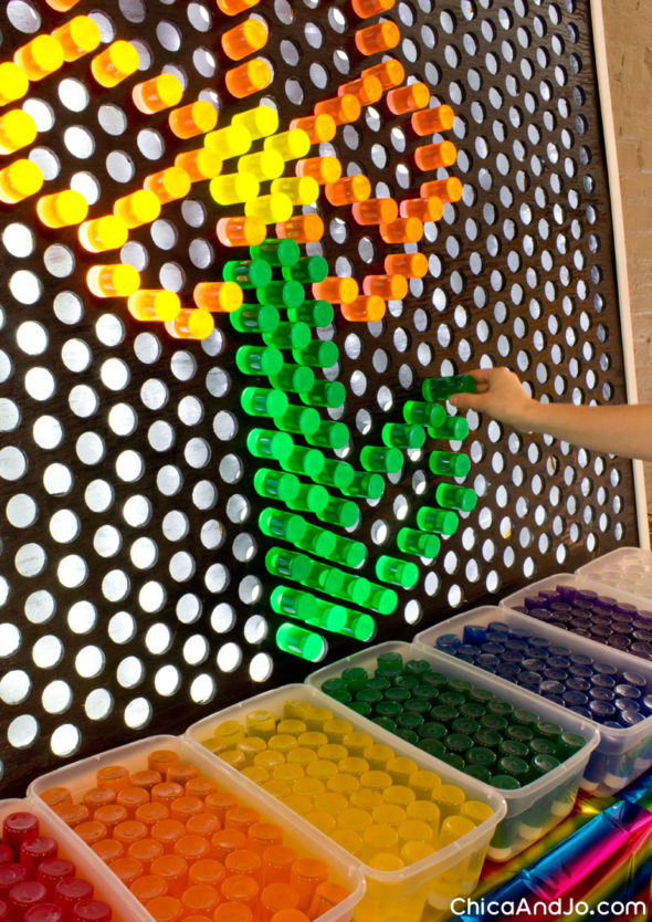 How to make a giant Lite Brite tutorial