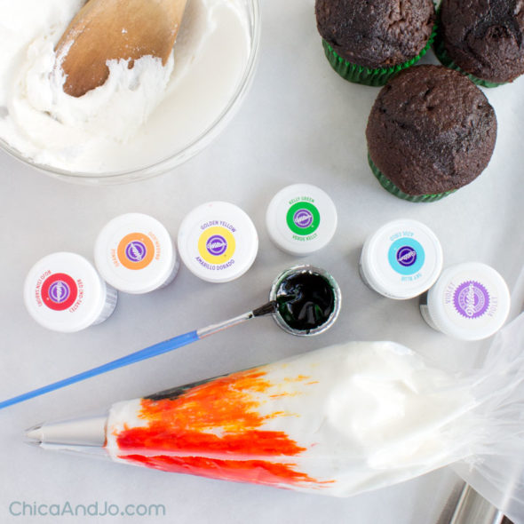 Rainbow Pot Of Gold cupcakes for St. Patrick's Day