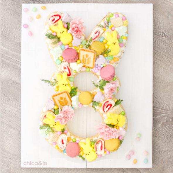 Easter Peep Cookie Cream Tart for Spring