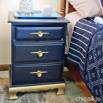 Flea Market Find Nightstand Makeover